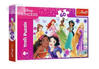 Puzzle - 60 - Ksieżniczki w akcji / Disney PrincessFSC Mix 70% 17409