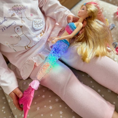WOOPIE Lalka Syrenka Gina Magiczna Tęczowa z Akcesoriami