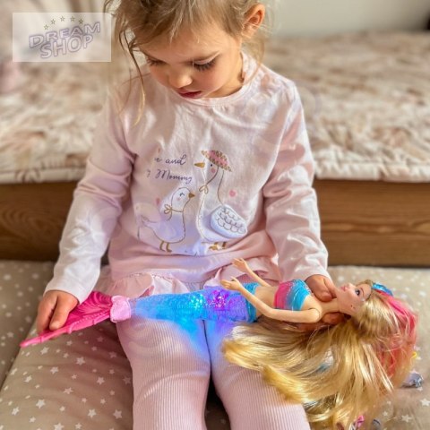 WOOPIE Lalka Syrenka Gina Magiczna Tęczowa z Akcesoriami