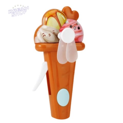 Wiatraczek Wentylator Dla Dzieci Mechaniczny Napęd Lody Mix Kolor