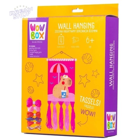 Wow Box Zestaw makrama Kapibara na plaży Wow Box Zestaw makrama Kapibara na plaży