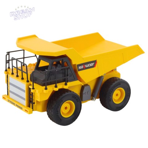 Wywrotka Budowlana Zdalnie Sterowana RC Światła LED 1:24