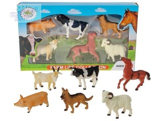 Zestaw 6 zwierząt gospodarskich 12cm