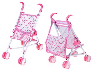Zestaw Deluxe Lalka Bobas Wózek Łóżeczko Mata z akcesoriami 17ele ZA5916