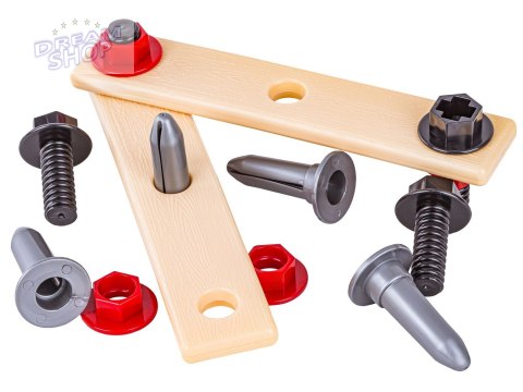 Zestaw Małego Majsterkowicza, Narzędzia, Wkrętarka + Akcesoria Przecena 1