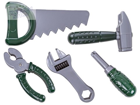 Zestaw Małego Majsterkowicza, Narzędzia, Wkrętarka + Akcesoria Przecena 1