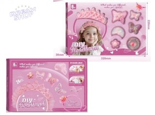 Zestaw do robienia opaski do włosów 24el