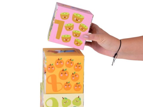 Edukacyjne puzzle sześcienne dla dzieci - kreatywna układanka 10szt. ZA5868