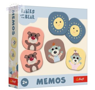 Gra dla dzieci Memos Bobaski i Miś Trefl 02891