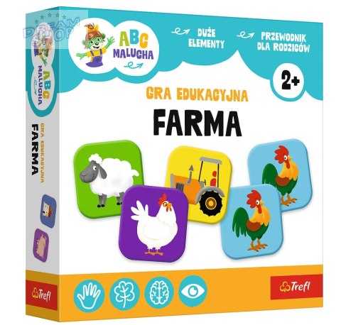 Gra edukacyjna Farma ABC Malucha Rodzina Treflików Trefl 02909