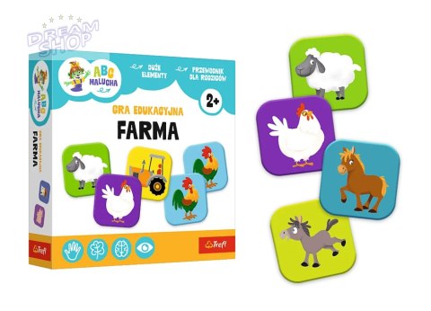 Gra edukacyjna Farma ABC Malucha Rodzina Treflików Trefl 02909