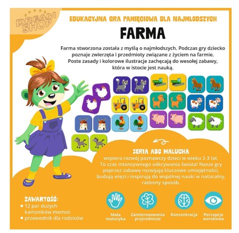 Gra edukacyjna Farma ABC Malucha Rodzina Treflików Trefl 02909