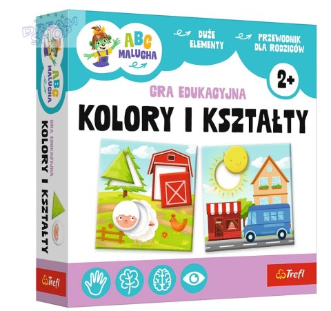 Gra edukacyjna Kolory i Kształty ABC Malucha Rodzina Treflików Trefl 02904