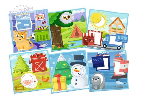 Gra edukacyjna Kolory i Kształty ABC Malucha Rodzina Treflików Trefl 02904