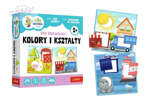Gra edukacyjna Kolory i Kształty ABC Malucha Rodzina Treflików Trefl 02904