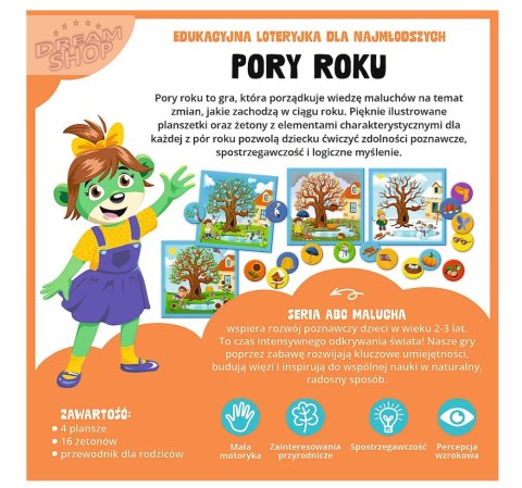 Gra edukacyjna Pory Roku ABC Malucha Rodzina Treflików Trefl 02906