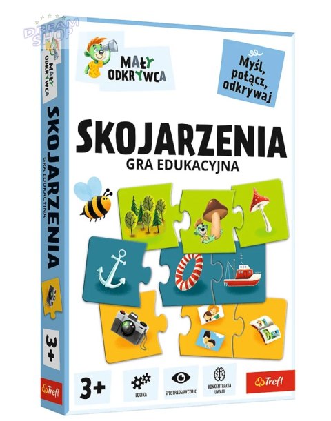 Gra edukacyjna Skojarzenia Mały Odkrywca Trefl 02808