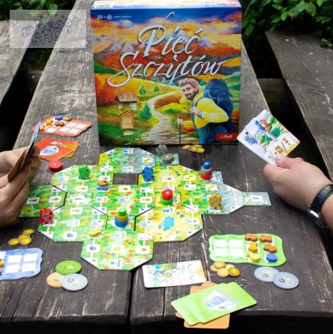 Gra rodzinna Pięć Szczytów Górskie Wędrówki Trefl 02517