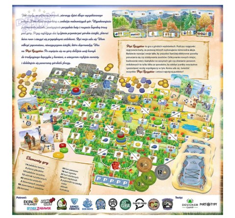 Gra rodzinna Pięć Szczytów Górskie Wędrówki Trefl 02517