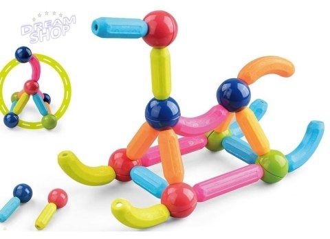 Klocki magnetyczne 64el Klocki magnetyczne 64el