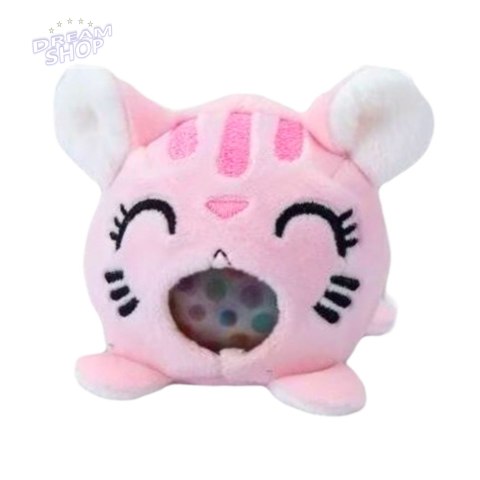 Pluszak Do Ściskania Ugniatania Gniotek z Kulkami Wodnymi Pies Kot 6 cm