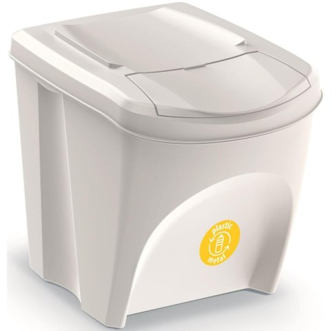 ŚMIETNIK KOSZE NA ŚMIECI 25 L SORTIBOX SET 3 SZT. POPIELATY