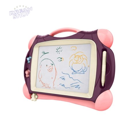 WOOPIE Znikopis Tablica Magnetyczna Kolorowa + 2 Stempelki