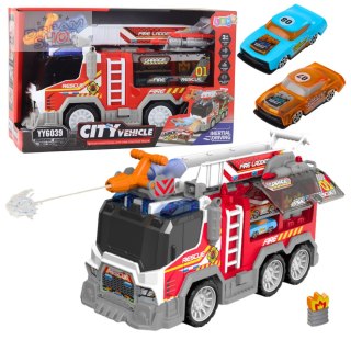 Wóz Strażacki Straż Pożarna Napęd Ruchome Elementy Światła Dźwięki