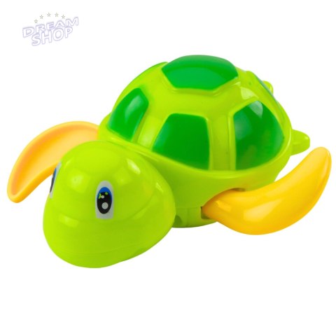 Zabawka Do Kąpieli Nakręcany Żółw Niebieski Zielony 13 cm