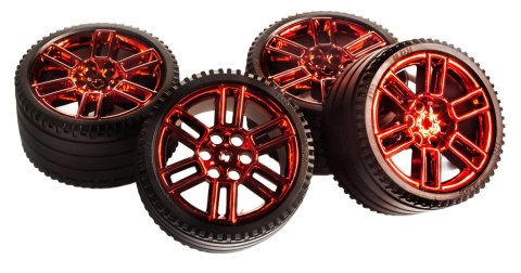 Zestaw Klocków Autko Sportowe 2688el. Czerwone