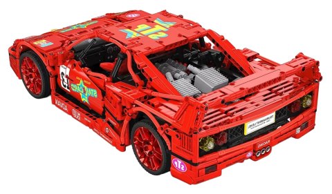 Zestaw Klocków Autko Sportowe 2688el. Czerwone