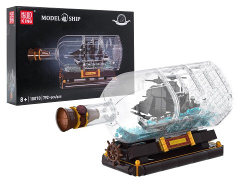 Zestaw Klocków Statek Piracki w Butelce 822el.