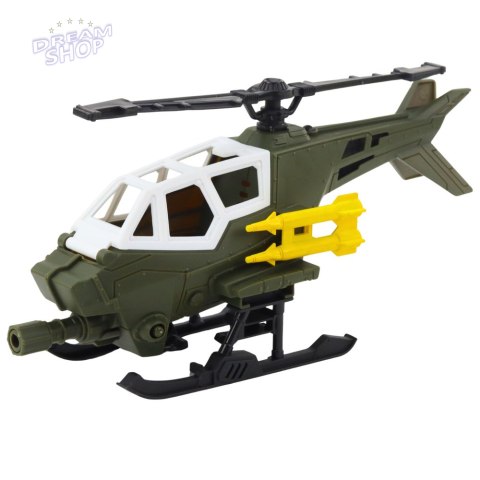 Zestaw militarny helikopter żołnierz