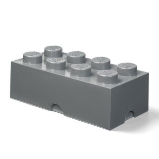 LEGO(R) pojemnik klocek ósemka szary