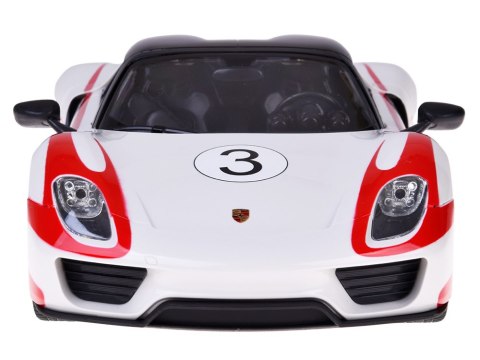 Rastar auto zdalnie sterowane Porsche 918 Spyder 1:14 pilot ośw RC0711