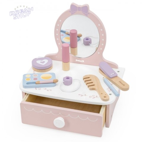 Viga Drewniana Toaletka z Akcesoriami Kącik Małej Księżniczki