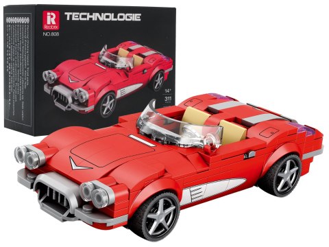 Zestaw Klocków Auto Kabriolet Czerwony 311el.