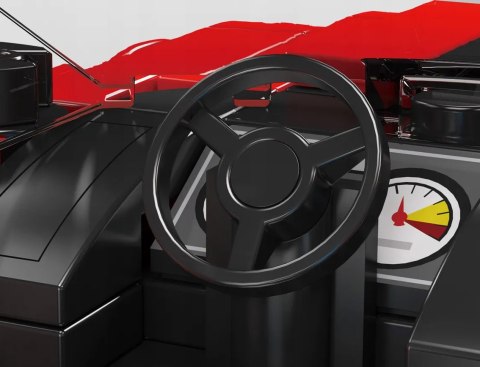 Zestaw Klocków Pojazd Sportowe Czerwone 481el.