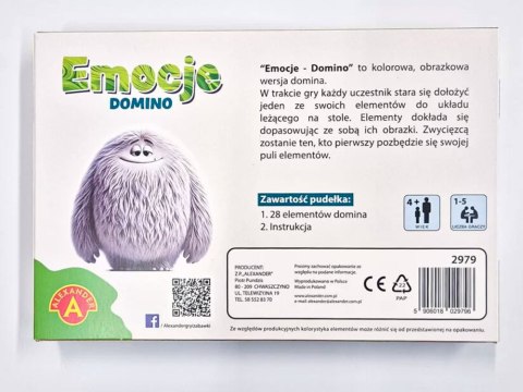 Alexander Gra edukacyjna Domino Emocje - pomaga zrozumieć uczucia GR0789