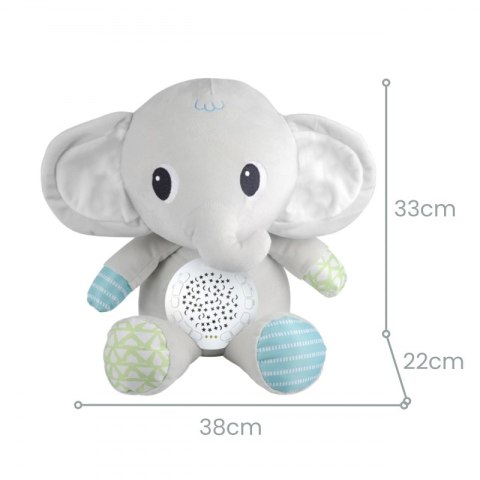 WOOPIE BABY Przytulanka Słonik Z Projektorem Uspokajacz 12 Melodii