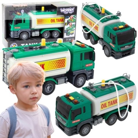 WOOPIE Ciężarówka Cysterna Na Wodę Dźwięk Światła 1:14