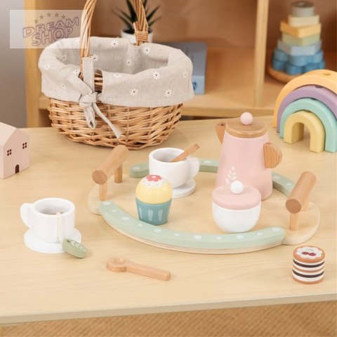 WOOPIE GREEN Drewniany Zestaw do Herbaty i Kawy 12 el. FSC