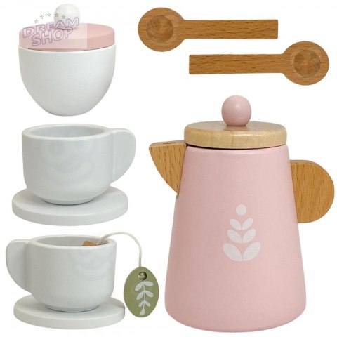 WOOPIE GREEN Drewniany Zestaw do Herbaty i Kawy 12 el. FSC