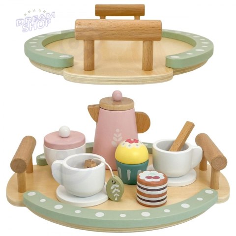 WOOPIE GREEN Drewniany Zestaw do Herbaty i Kawy 12 el. FSC