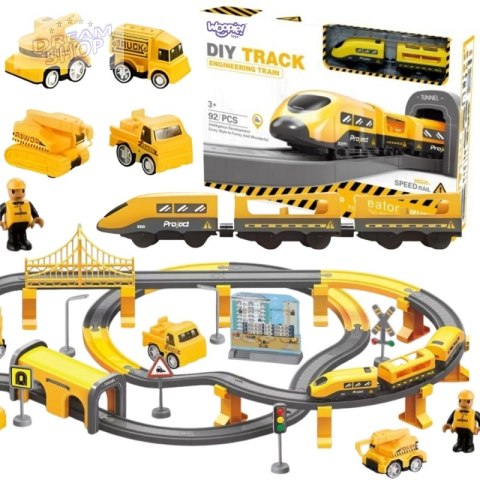 WOOPIE Kolejka Elektryczna Pendolino Zestaw 92el.