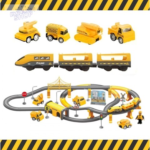 WOOPIE Kolejka Elektryczna Pendolino Zestaw 92el.