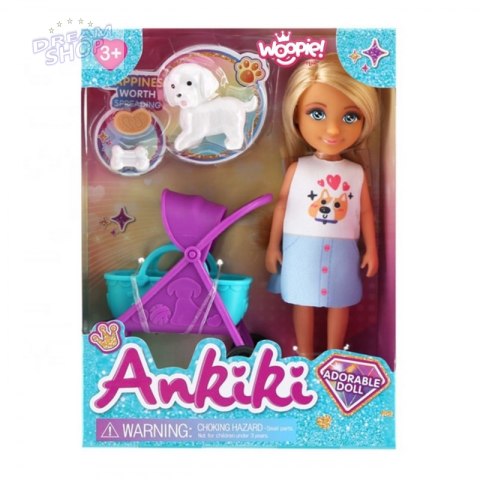 WOOPIE ROYAL Laleczka z Wózkiem i Pieskiem