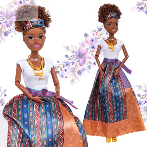 WOOPIE ROYAL Lalka Lili Mulatka w Eleganckiej Sukni