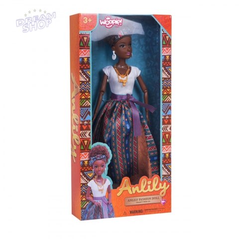 WOOPIE ROYAL Lalka Lili Mulatka w Eleganckiej Sukni