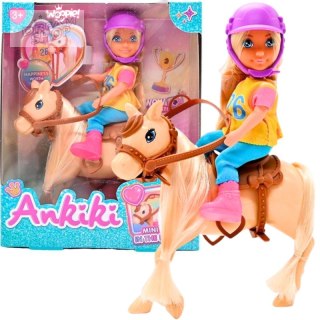 WOOPIE ROYAL Zestaw Laleczka Jeździec z Koniem